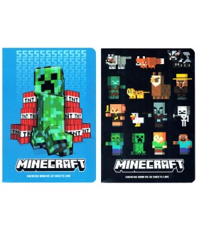 2 x zeszyt A5 32 kartki w linię Minecraft, Astra, KAŻDY INNY