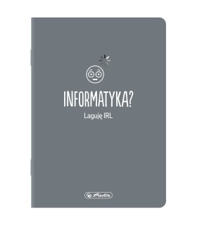 ZESZYT A5 DO INFORMATYKI, 60 KARTEK, KRATKA, HERLITZ