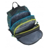 Plecak szkolny Bagmaster w zielono-niebieski wzór