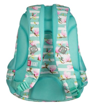 Dwukomorowy plecak szkolny St.Right, Magnolia BP47