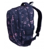 Dwukomorowy plecak szkolny St.Majewski 19 L, Emoji Pink BP26