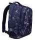 Dwukomorowy plecak szkolny St.Majewski 19 L, Emoji Pink BP26