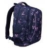 Dwukomorowy plecak szkolny St.Majewski 19 L, Emoji Pink BP26