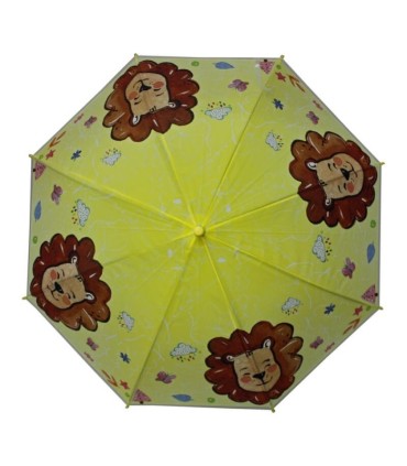 Parasolka dziecięca duża, automatyczna wesoły lew