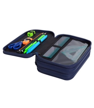 Potrójny piórnik z wyposażeniem Coolpack Jumper 3 Twist C67232