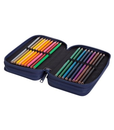 Potrójny piórnik z wyposażeniem Coolpack Jumper 3 Twist C67232