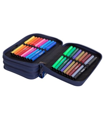 Potrójny piórnik z wyposażeniem Coolpack Jumper 3 Twist C67232