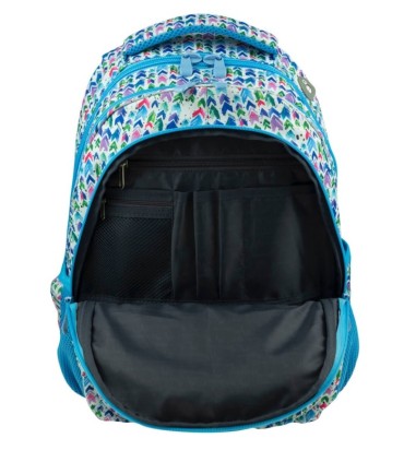 Trzykomorowy plecak szkolny młodzieżowy Astra Head, ARROW