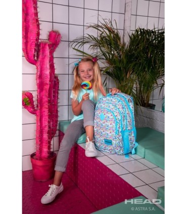 Trzykomorowy plecak szkolny młodzieżowy Astra Head, ARROW