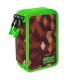 Potrójny piórnik z wyposażeniem Coolpack Jumper 3 MOTYW GRY C67199