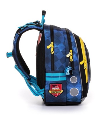 Plecak dwukomorowy dla chłopca Topgal ENDY 20013 + wymienne obrazki