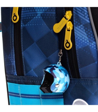 Plecak dwukomorowy dla chłopca Topgal ENDY 20013 + wymienne obrazki