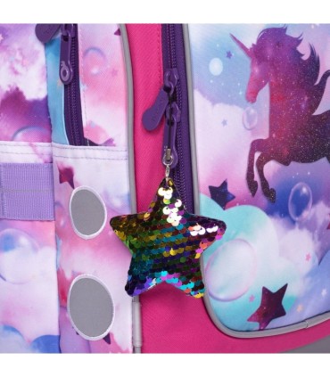 Plecak dwukomorowy dla dziewczynki Topgal ENDY 20002 JEDNOROŻEC