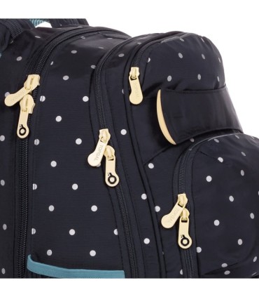 Dwukomorowy plecak młodzieżowy Topgal YUMI 20030 KROPKI