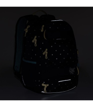 Dwukomorowy plecak młodzieżowy Topgal YUMI 20030 KROPKI