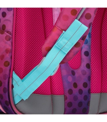Plecak tornister Topgal BEBE 20001 z migającym światełkiem, KROPKI