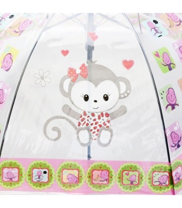 Dziecięca głęboka parasolka z gwizdkiem, zwierzątka