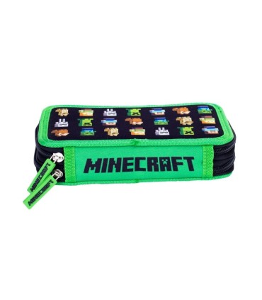 Piórnik szkolny podwójny Astra Minecraft licencyjny