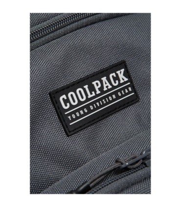Dwukomorowy plecak szkolny CoolPack Army 27 l, Grey C39256