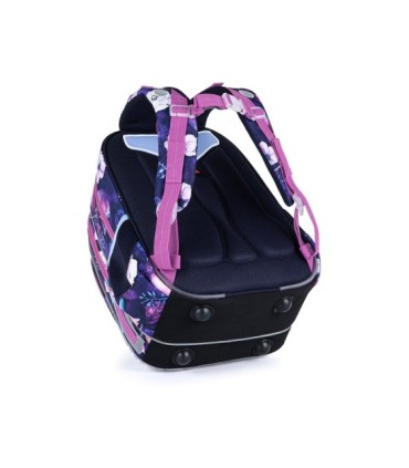 Plecak dwukomorowy dla dziewczynki Topgal ELLY 21004 G KWIATY I PTAKI