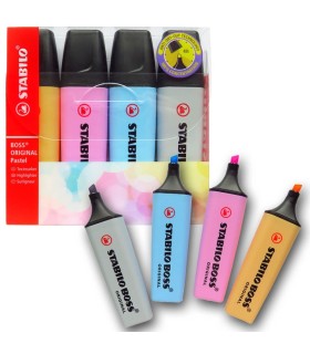 Zakreślacz Stabilo Boss Zestaw 4 sztuk