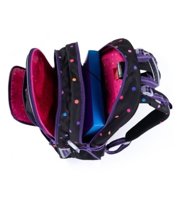 Dwukomorowy plecak szkolny Topgal NIKI 21011