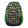 Plecak szkolny trzykomorowy Astra Minecraft