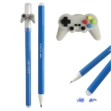 Długopis niebieski joystick, ścieralny, wymazywalny, Kidea