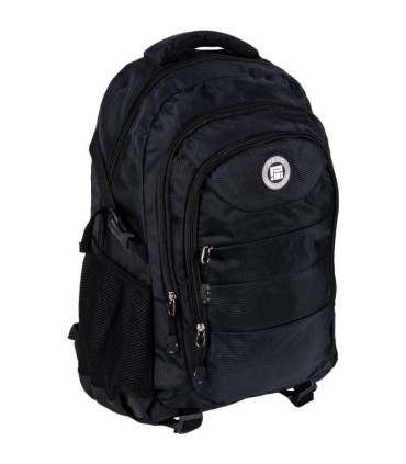 Duży plecak młodzieżowy szkolny Paso Active, CZARNY