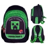 Plecak szkolny trzykomorowy Astra Minecraft Time to Mine