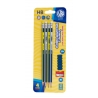 Ołówki grafitowe HB 4szt + nakładka + temperówka Astra