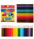 Kredki ołówkowe heksagonalne 24 kolory  Colorino