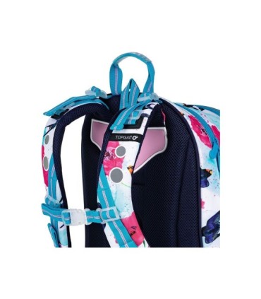 Trzykomorowy plecak dla dziewczynki Topgal LYNN 20008 GWIAZDKI