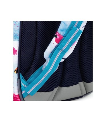 Trzykomorowy plecak dla dziewczynki Topgal LYNN 20008 GWIAZDKI