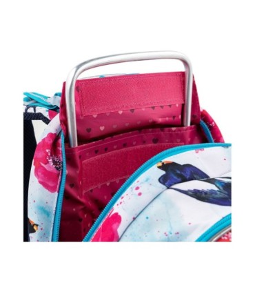 Trzykomorowy plecak dla dziewczynki Topgal LYNN 20008 GWIAZDKI