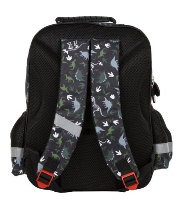 Plecak szkolny dwukomorowy Derform dinozaury