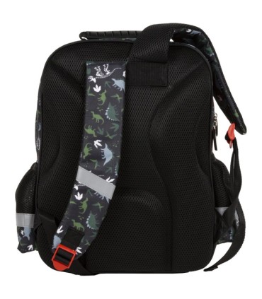 Plecak szkolny dwukomorowy Derform dinozaury