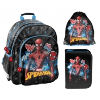 Zestaw Spiderman, plecak + worek + piórnik 