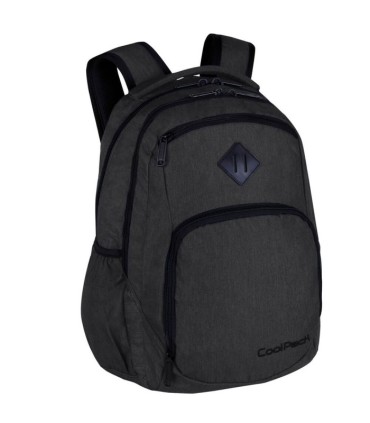 Dwukomorowy plecak szkolny CoolPack Break 30L Snow Black, E24020