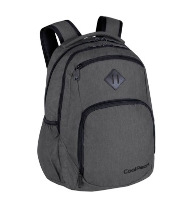 Dwukomorowy plecak szkolny CoolPack Break 30L Snow Grey, E24021