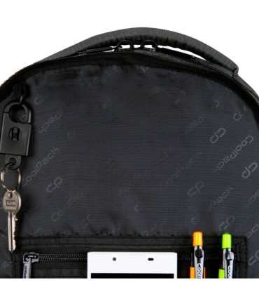 Dwukomorowy plecak szkolny CoolPack Break 30L Snow Grey, E24021