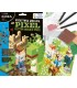 Kreatywna mozaika Pixel 5 arkuszy + kolorowanki KIDEA dla fana minecraft
