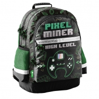 Plecak szkolny dla chłopca Pixel Miner High Level PP23HL-116 PASO
