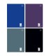 4 X ZESZYT A5, 60 KARTEK, KRATKA, INTERDRUK ONE COLOR