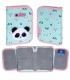 Piórnik jednokomorowy dwuklapkowy ASTRABAG TEDDY PANDA