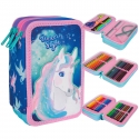 PIÓRNIK POTRÓJNY Z WYPOSAŻENIEM COOLPACK JUMPER 3 UNICORN