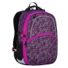 Plecak szkolny Bagmaster w fioletowo-różowy wzór