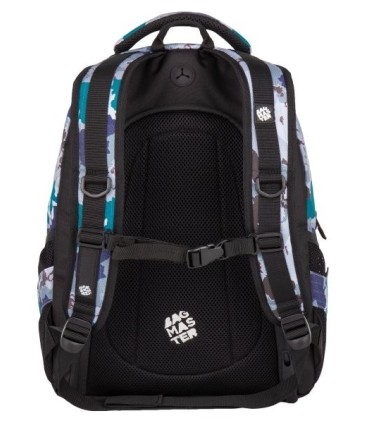 Superlekki plecak szkolny Bagmaster szary w plamy