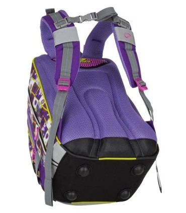 Plecak szkolny Bagmaster  trzykomorowy, motyl