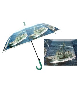Automatyczna duża parasolka dziecięca z motywem okrętu